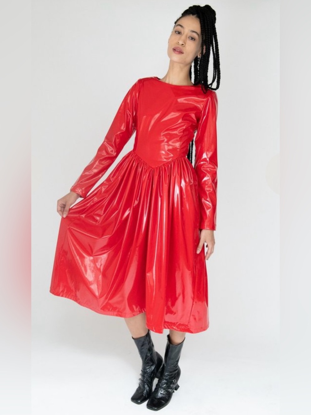 RARE-Batsheva Willow Red Latex - NWT